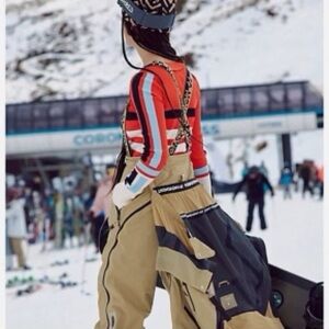 $498 MSRP FREE PEOPLE SKI PANTS SNOW PANTS OVERALLS SIZE LARGE